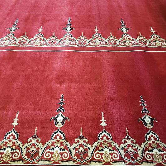 PALACE Red Luxury Border Mosque & Masjid Carpet