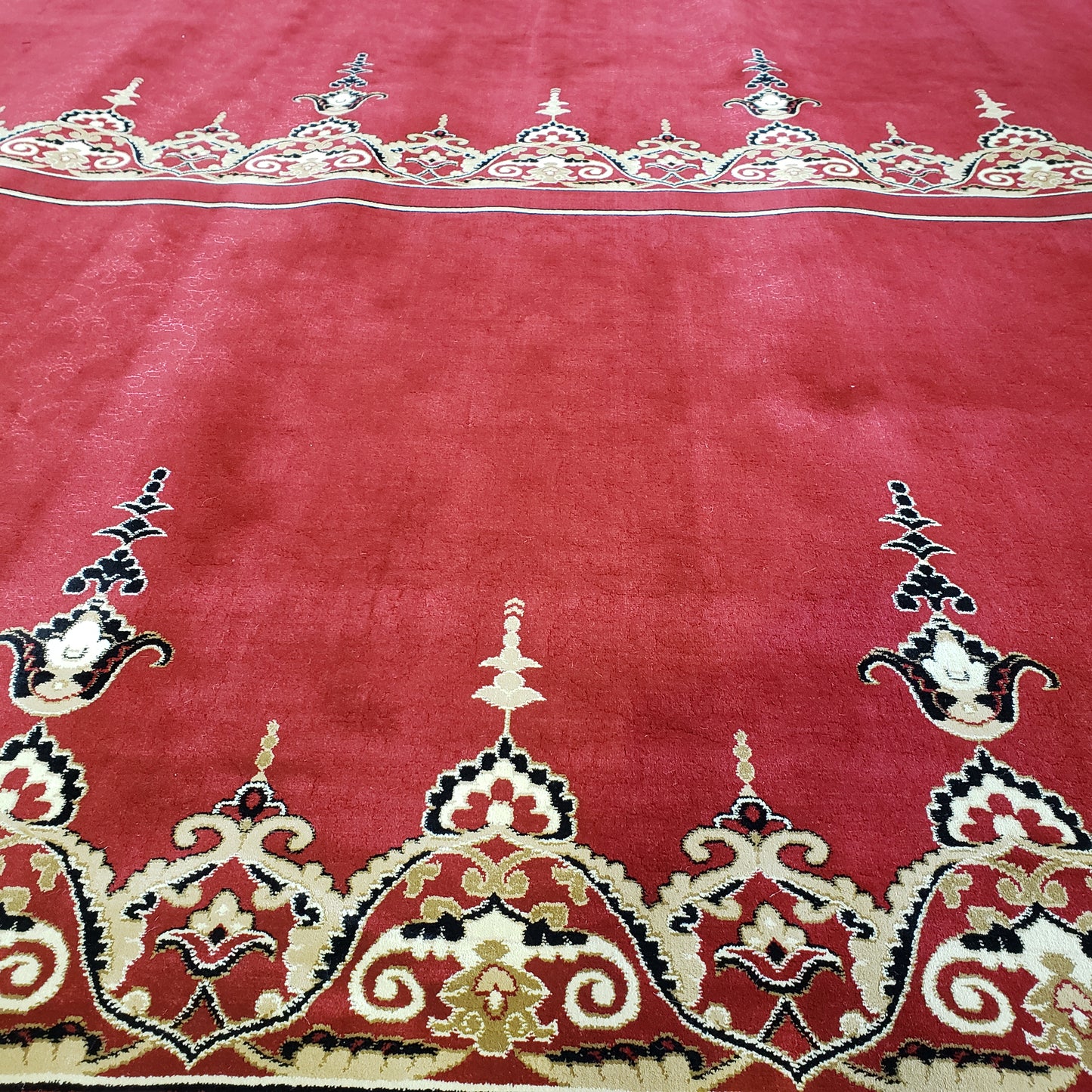 PALACE Red Luxury Border Mosque & Masjid Carpet
