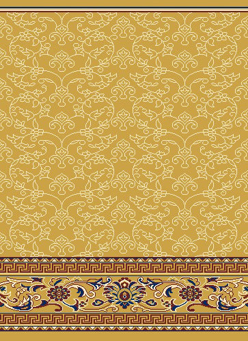 MALIKA Luxury Gold with Border Mosque & Masjid Carpet