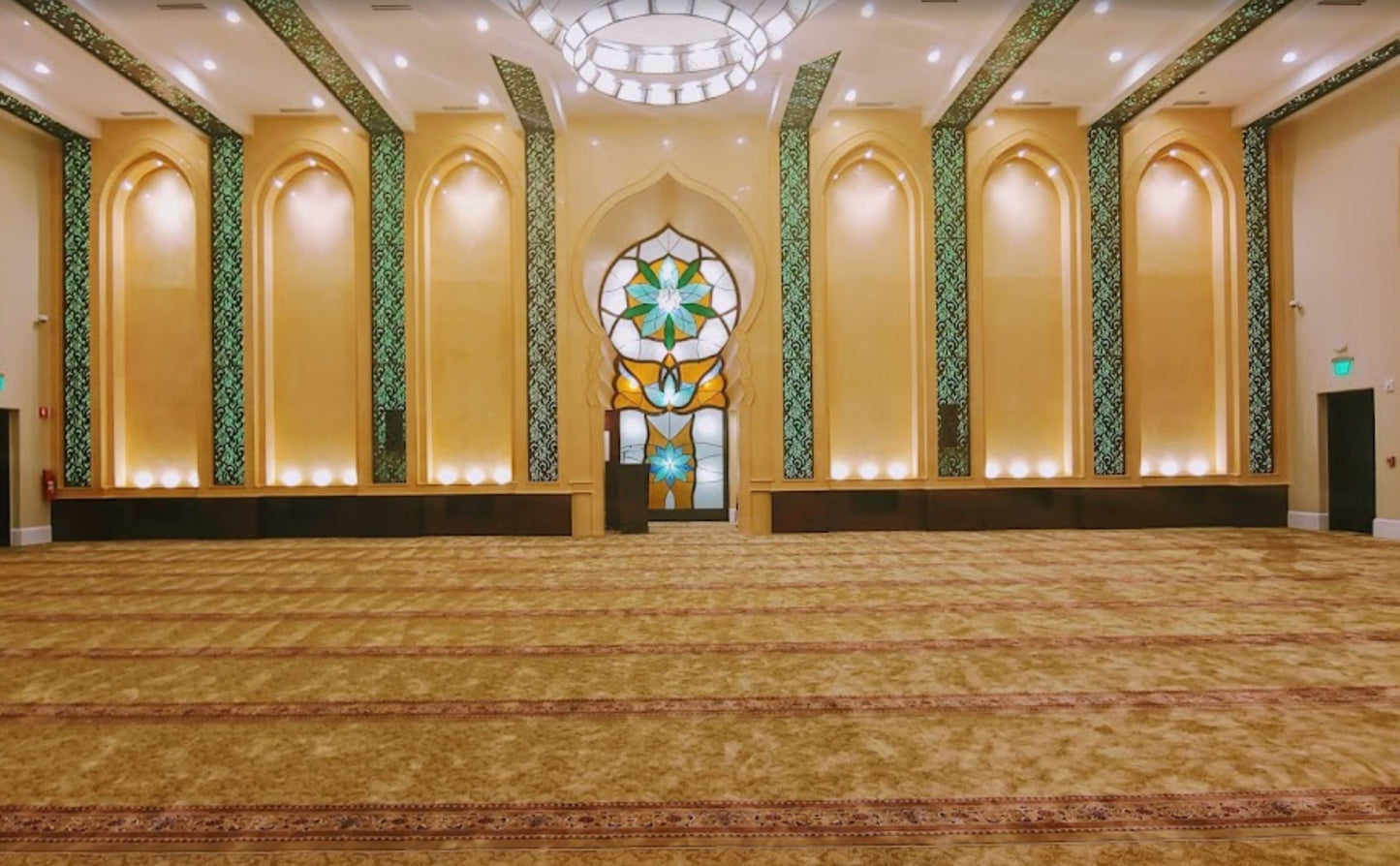 MALIKA Luxury Gold with Border Mosque & Masjid Carpet