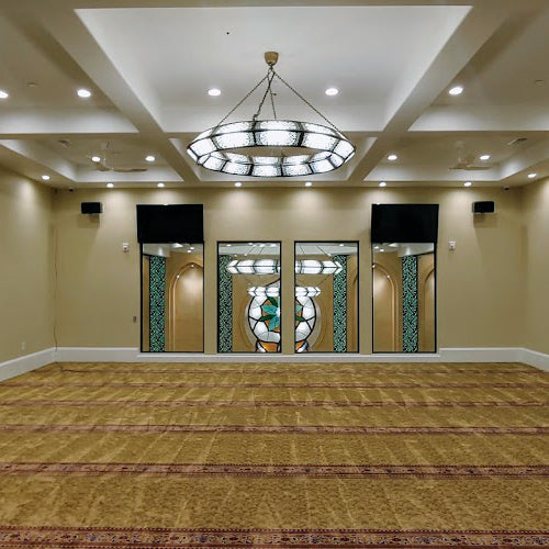 MALIKA Luxury Gold with Border Mosque & Masjid Carpet