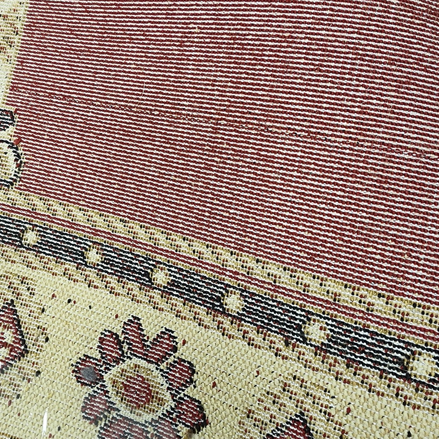 HEJAZ Red New Simple Plain Mosque & Masjid Carpet