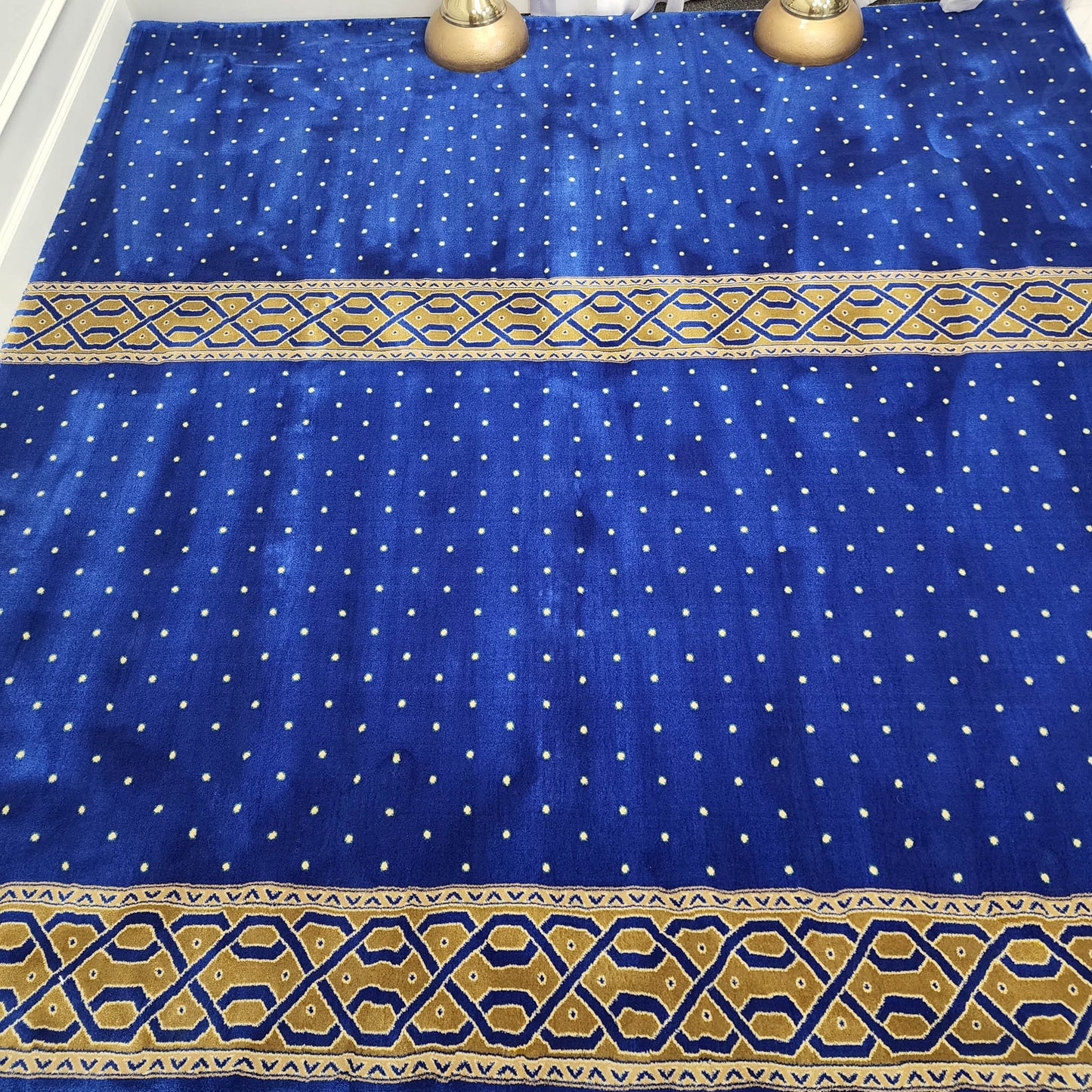 KHALID Navy Blue Mosque & Masjid Carpet