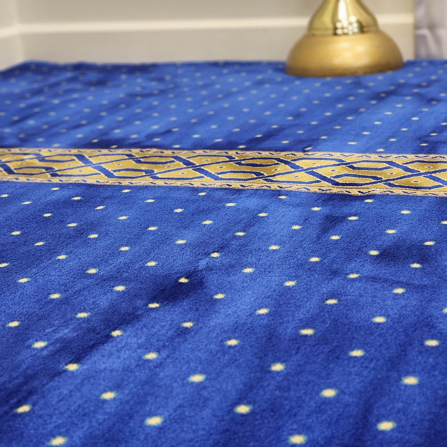 KHALID Navy Blue Mosque & Masjid Carpet