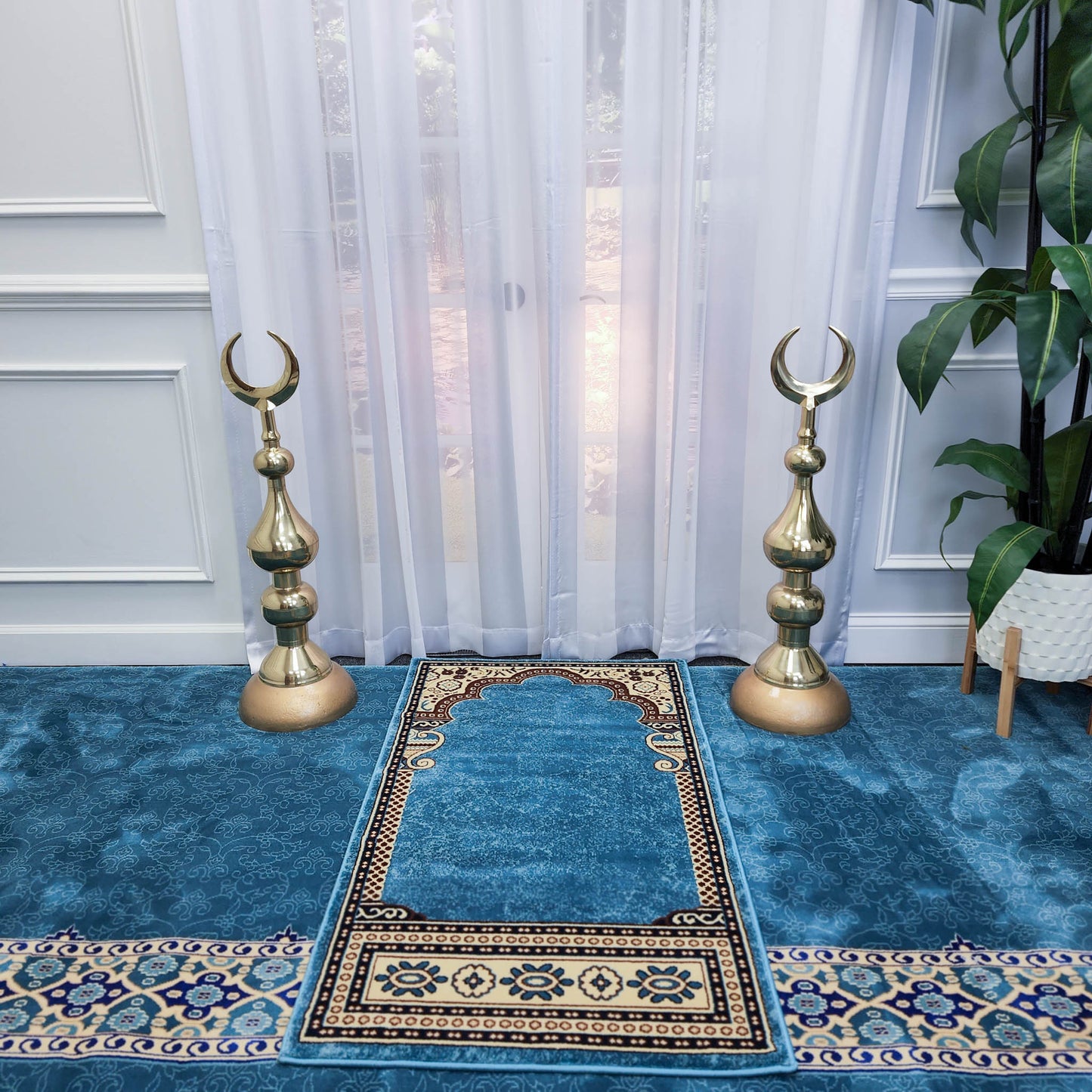 Hilal Alem Finial %100 Brass for Real Mosque Domes