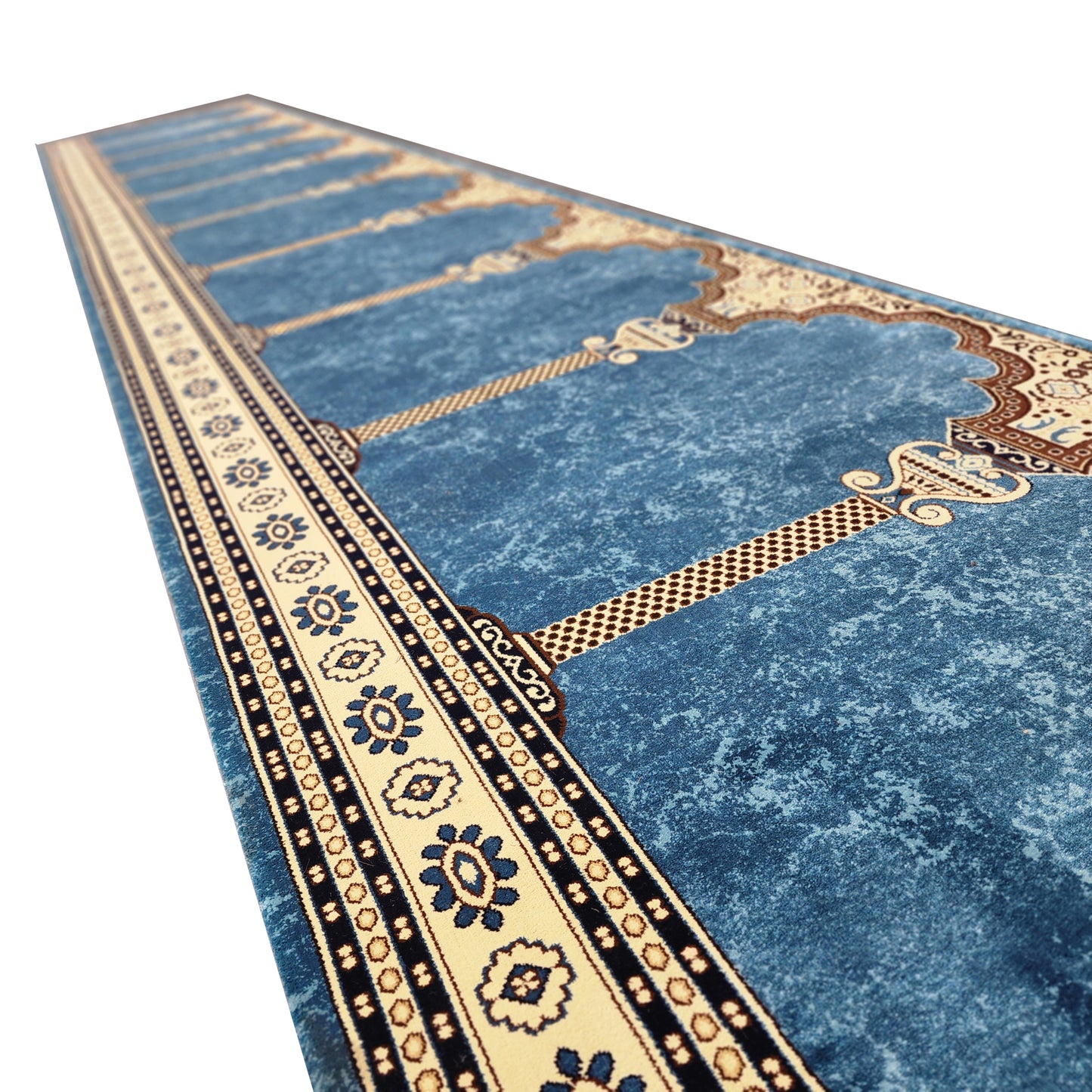 MAYSA Sky Blue Portable Prayer Rug Runner FREE Shipping