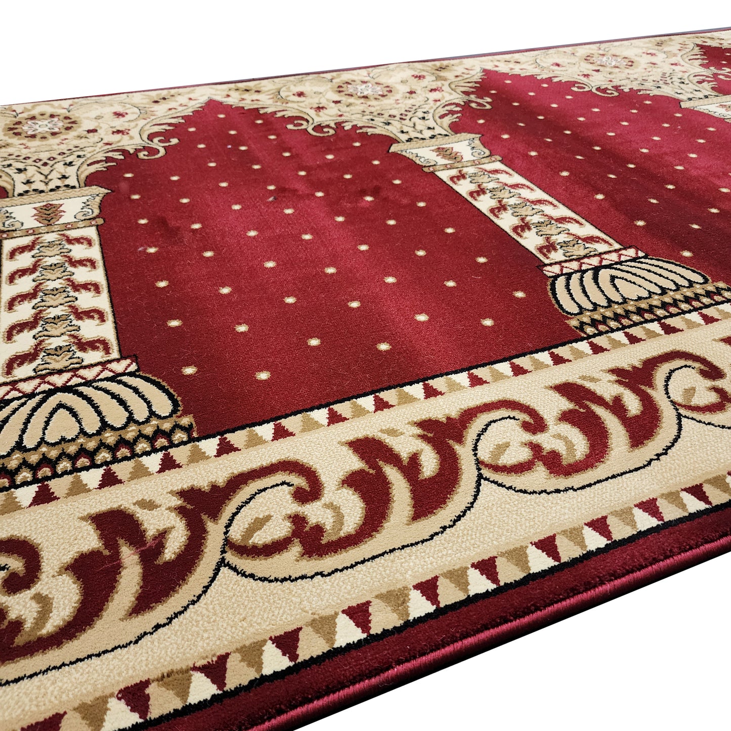 AQSA Red Portable Prayer Rug Runner FREE Shipping