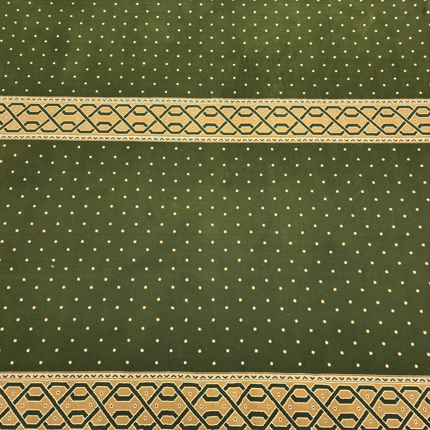 ARAFAT Green with Gold Border Mosque & Masjid Carpet