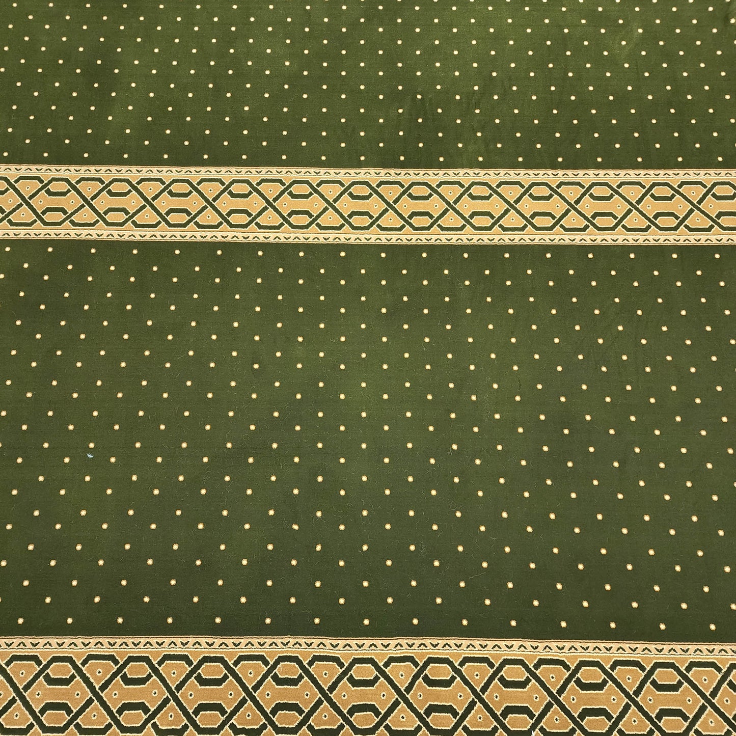 ARAFAT Green with Gold Border Mosque & Masjid Carpet