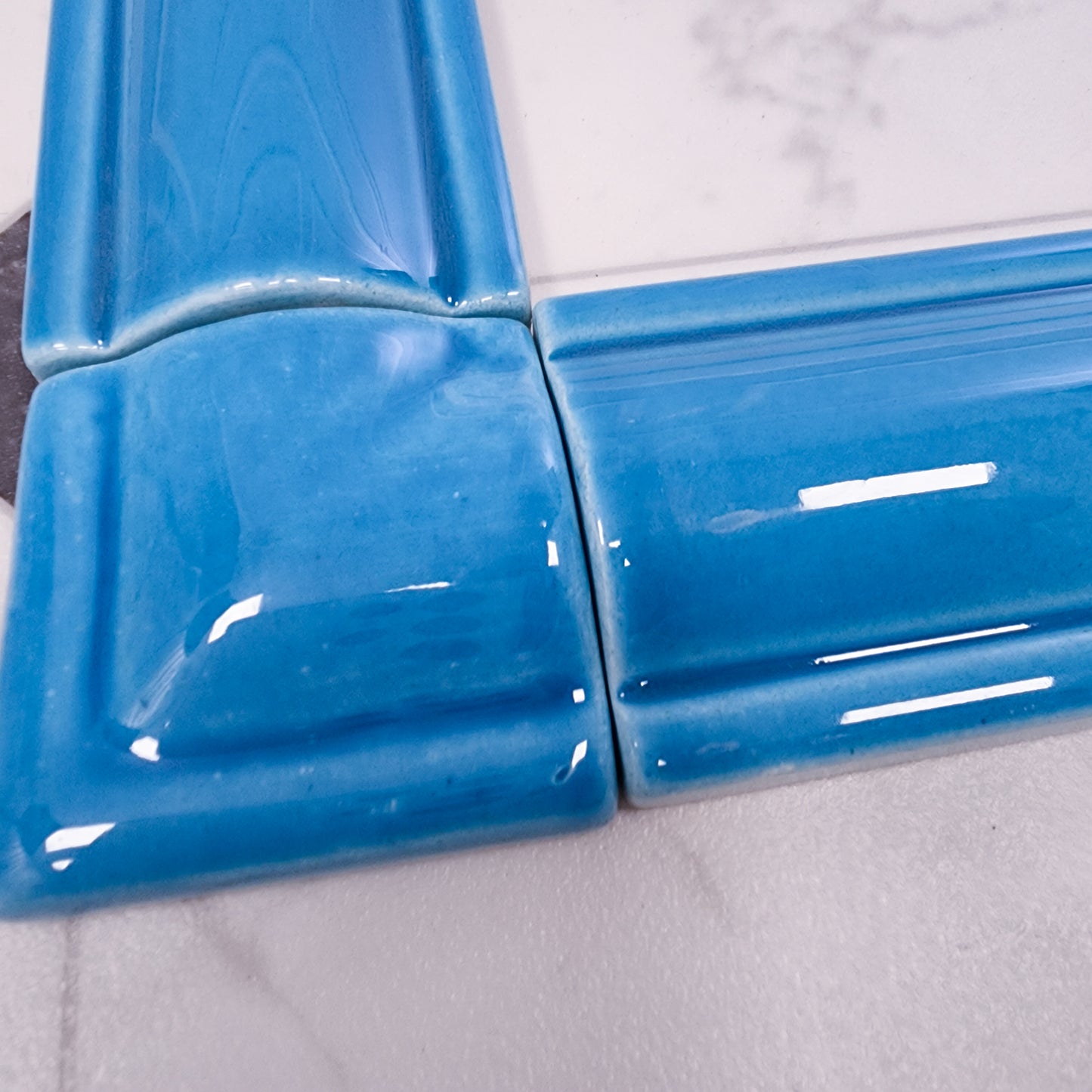 Matching Turquaz 2x8 Tile Cornder piece for The Islamic Art