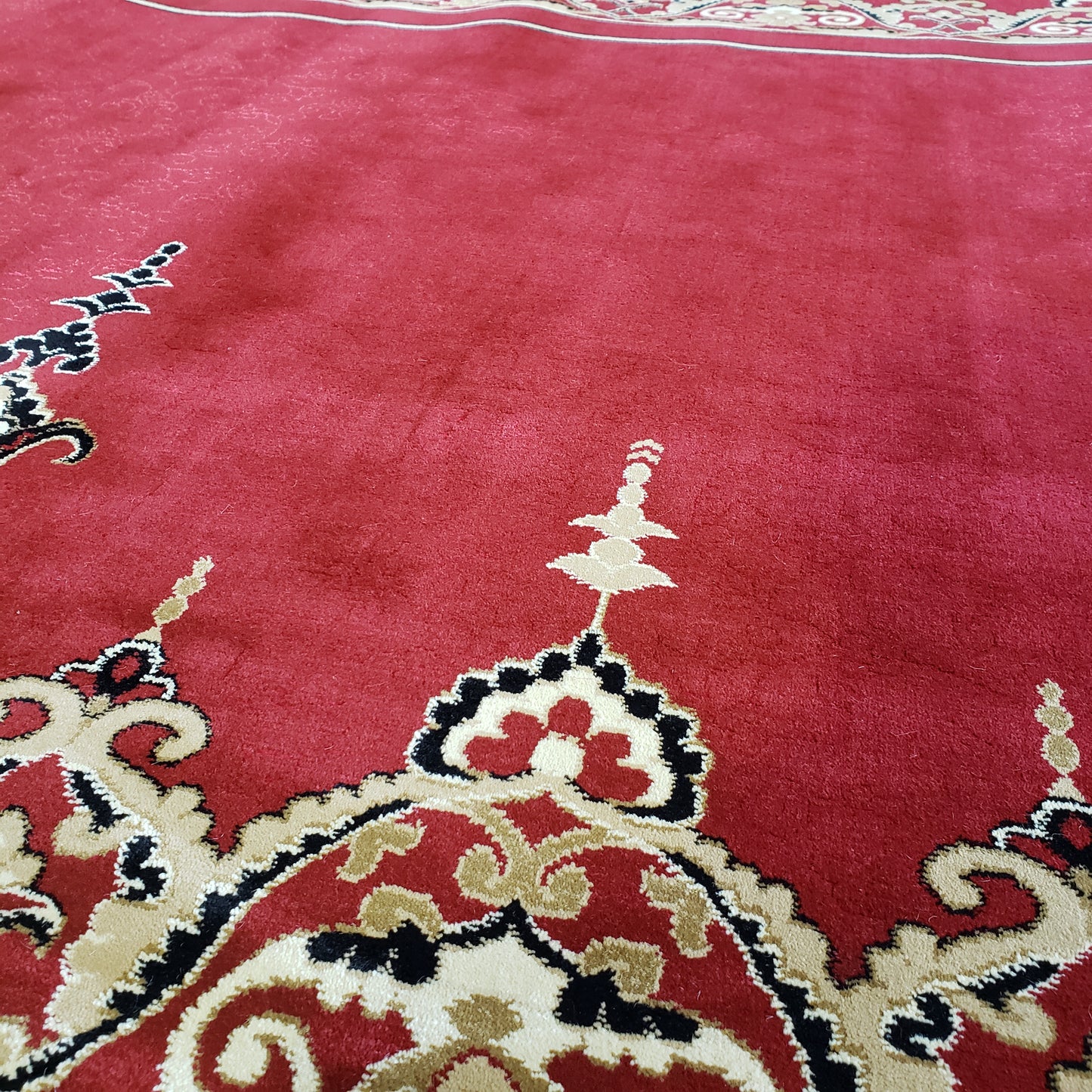 PALACE Red Luxury Border Mosque & Masjid Carpet