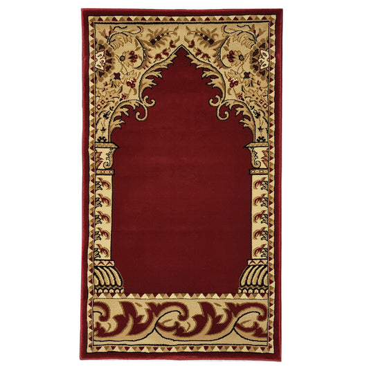 Original AL-AQSA Red Single Prayer Carpet Mat