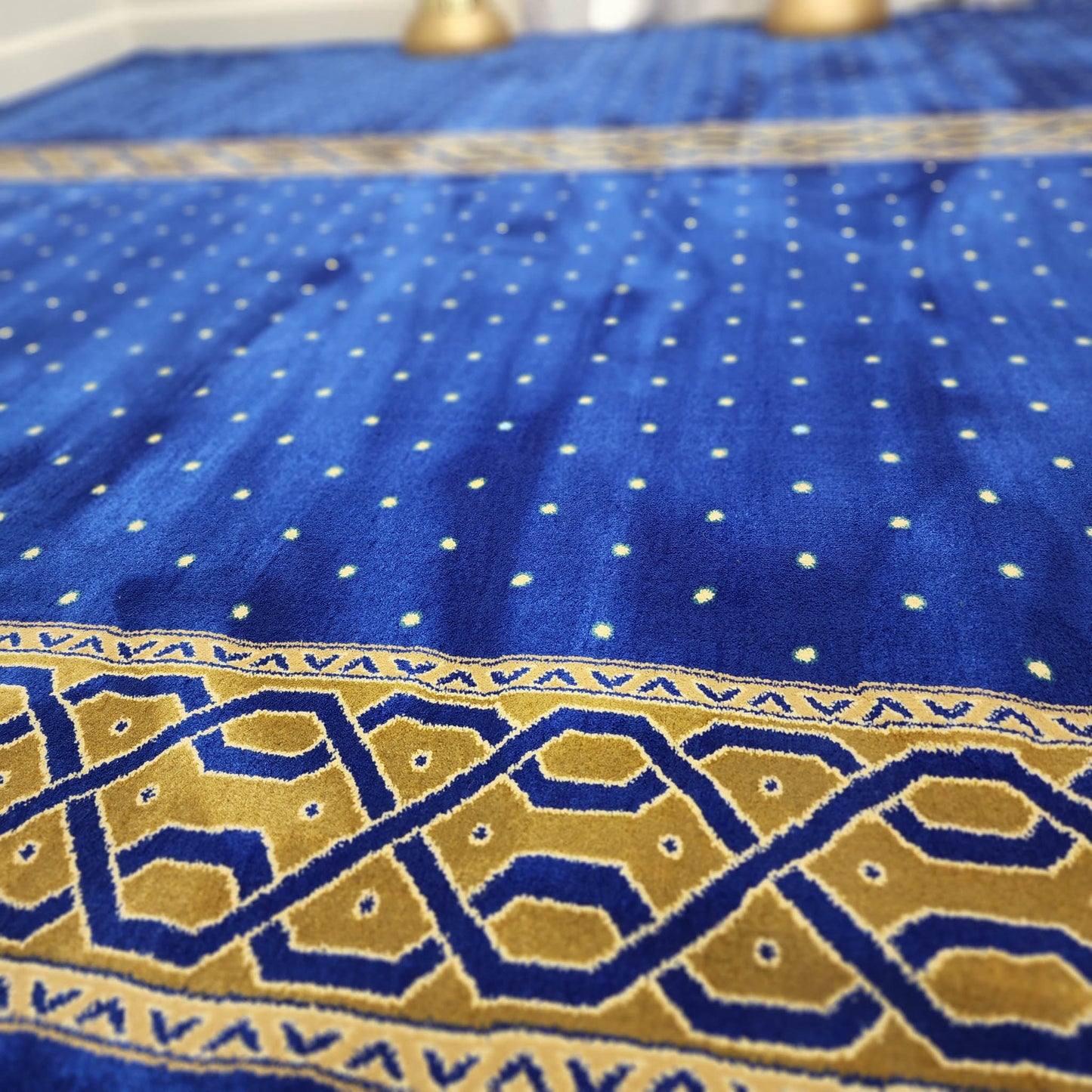 KHALID Navy Blue Mosque & Masjid Carpet
