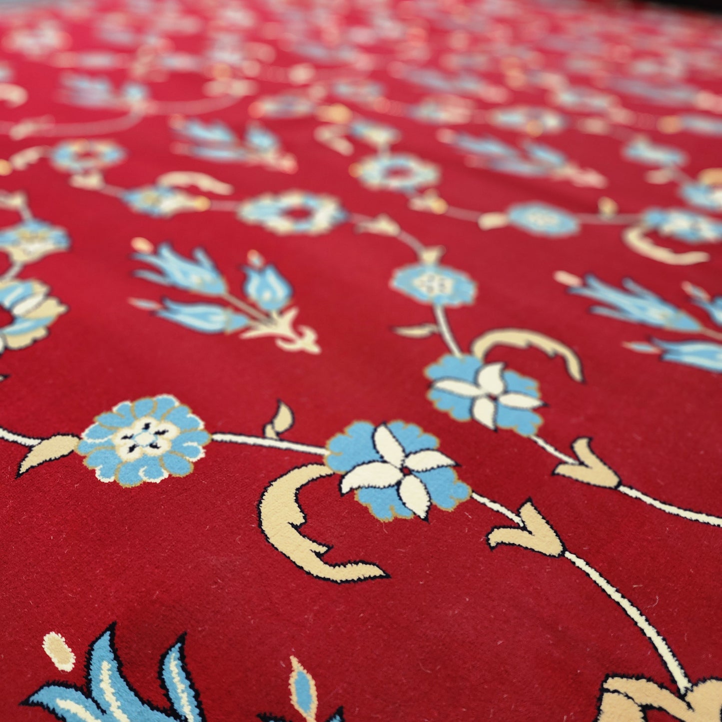 ISTANBUL BLUE MOSQUE Red Floral Mosque & Masjid Carpet